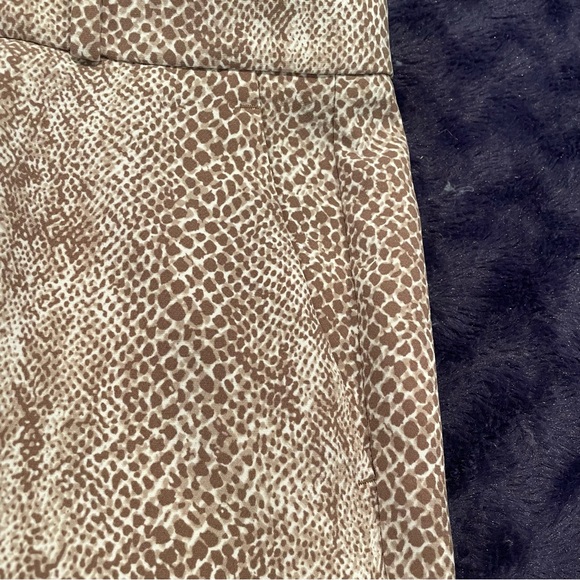 Banana Republic Avery Women’s Size 10 Brown Snakeskin trousers - Picture 8 of 16